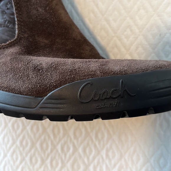 HOST PICK!!!  Coach suede and fur boots - Picture 6 of 10